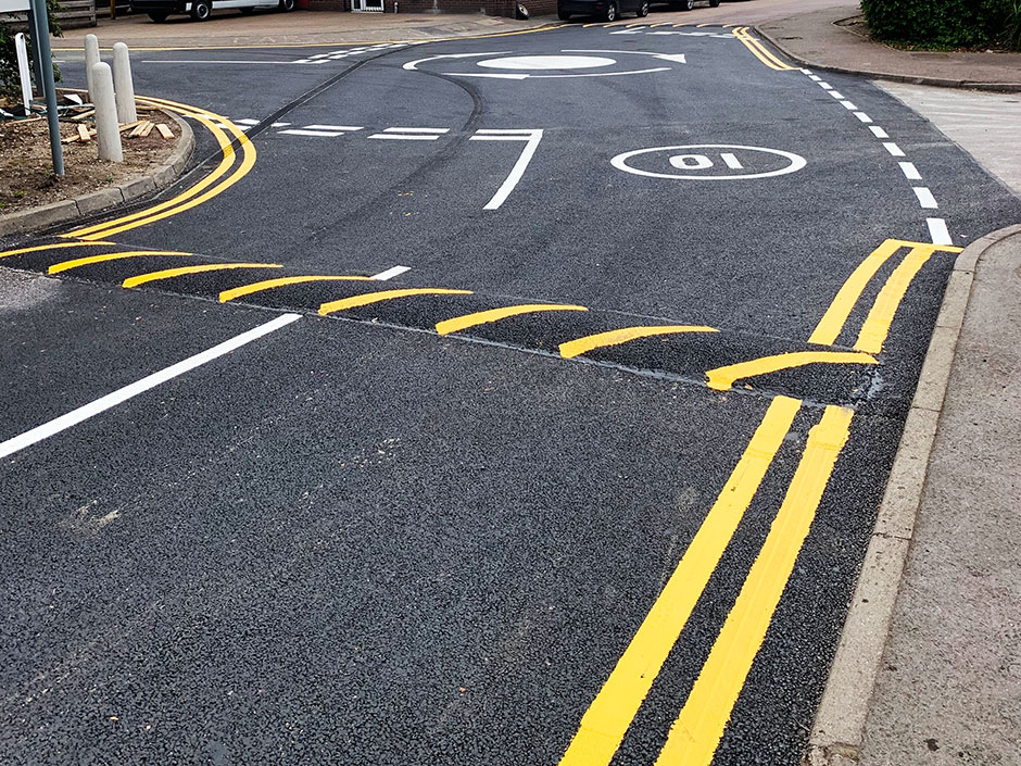 Road markings Road line painting Highway markings Highway line